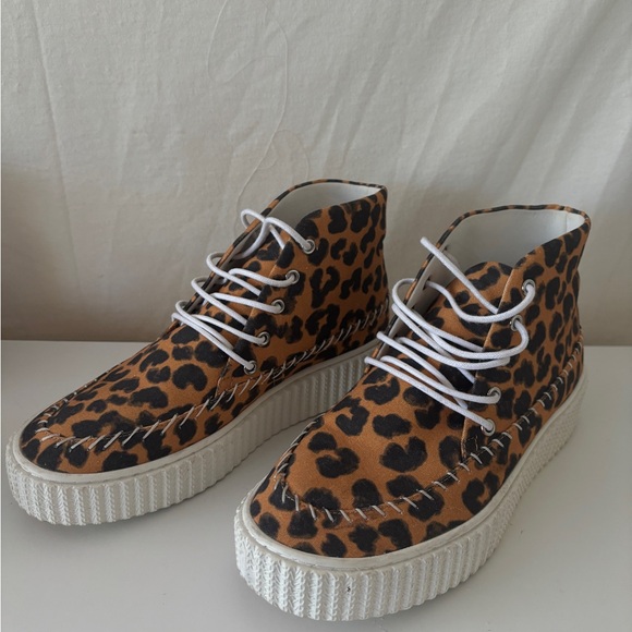 Charlotte Stone leopard platforms - Picture 3 of 7